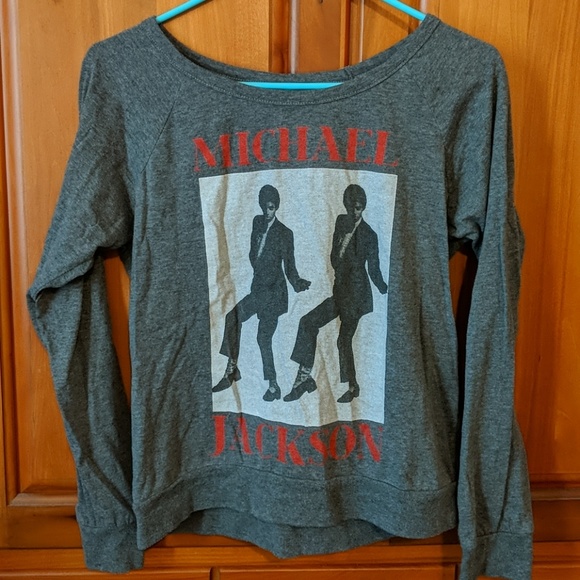Tops - Old school Michael Jackson lobg sleeve top